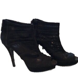 Mesh Ankle Boots